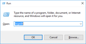 Regedit - QuickBooks error 6209