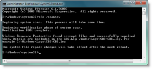 Running Windows file checker-QuickBooks error code 6130