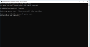 Run the System File Checker